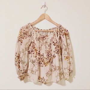 Aritzia Wilfred Silk Off Shoulder Top size XS